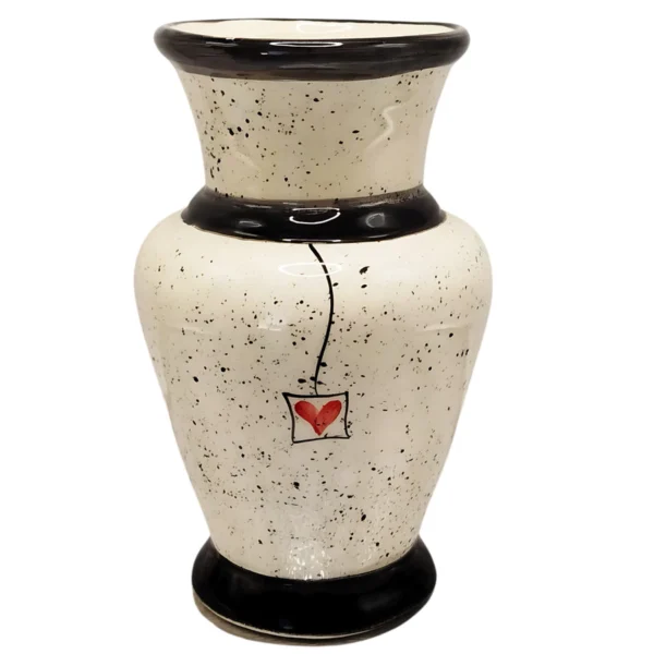 Vaso de Elegância pintado à mão de Cerâmica - Cerâmica Boldrin - Imagem 6