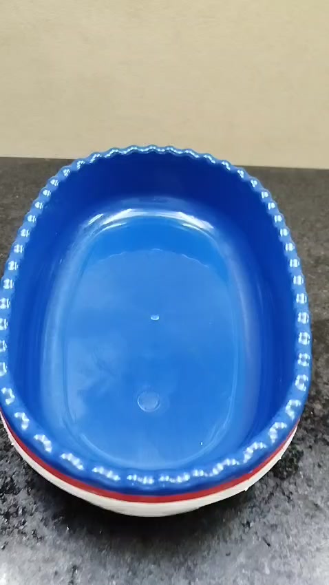 Kit 5 Saladeiras Grande Fruteira Multiuso Tigela 3 litros Plástico