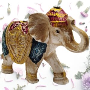 Elefante Indiano Estrelinha Sorte Enfeite Decorativo Favorito