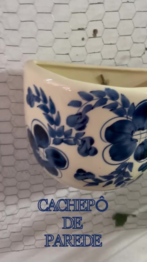 Floreira Cachepô De Parede Em Cerâmica Vasos Plantas