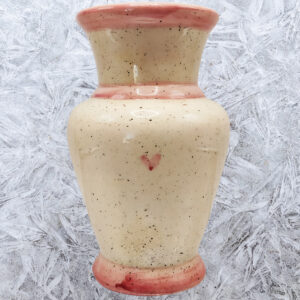 Arte e Sofisticação Vaso em Cerâmica Pintado à Mão