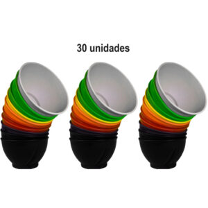 Kit com 30 Cumbucas de 750ml Ideal para Sopas Caldos e Porções