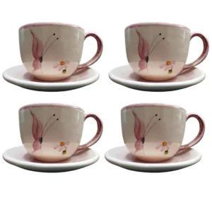 Kit 2 Canecas Xícaras Cerâmica Jumbo Consume 700ml Ideal para Sopa Caldo e Cereal Praticidade