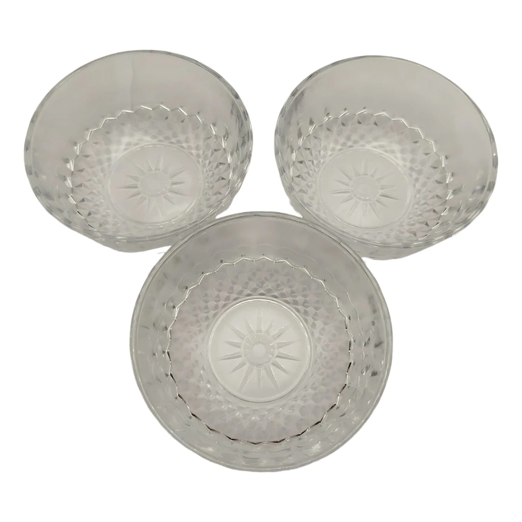 Conjunto Sobremesa Bowl 3 Peças em vidro Ideais Para Servir