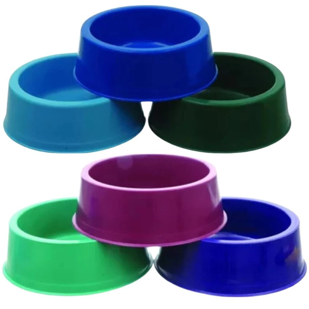 Kit 10 Comedouros para Cachorro ou Pet Porte Médio Ração 1,2 Litros